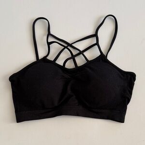 New Mix Black Strappy Women's Bralette Size Small/Medium
